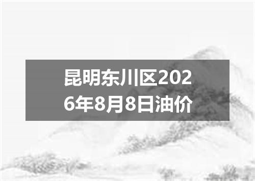 昆明东川区2026年8月8日油价